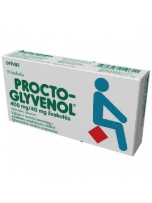 PROCTOGLYVENOL 400 mg. 10