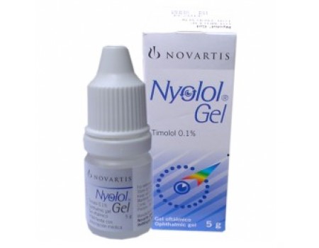 NYOLOL gel 0.1% 5 g.