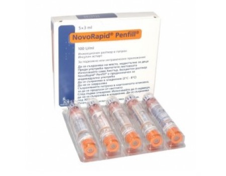 NovoRapid 100 IU 3 ml. 5 pen