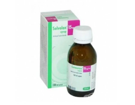 SOLVOLAN syrup 15 mg. / 5 ml. 100 ml.