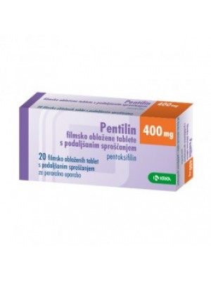 PENTILIN 400 mg. 20 tablets