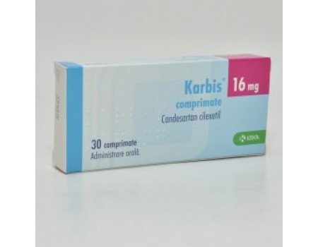 KARBIS 16 mg. 30 tablets