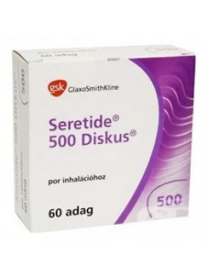 Seretide. 60 doses 50mkg./500 mcg