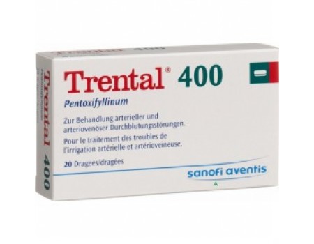 TRENTAL 400 mg. 20 tablets