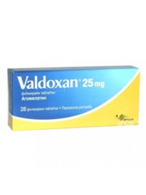 VALDOXAN . 25 mg. 28 table