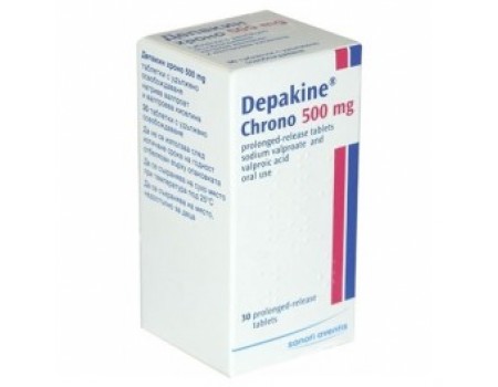 Depakine Chrono 500 mg. 30 tablets