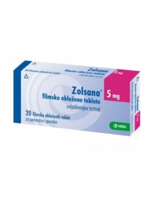 ZOLSANA 5 mg. 20 tablets