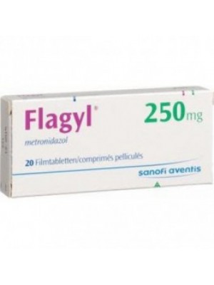 FLAGYL 250 mg. 20 tablets