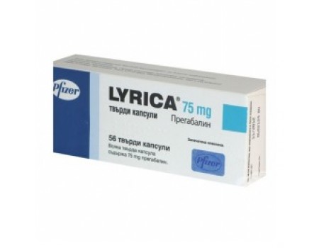 LYRICA . 75 mg. 56 capsules