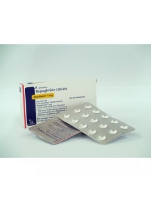 Repaglinide 1 mg. 90 tablets