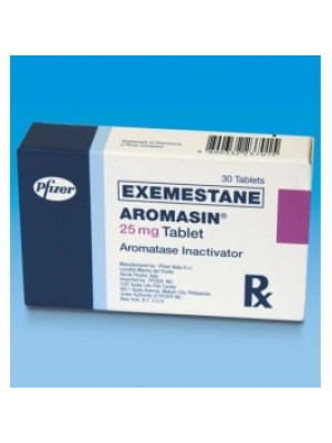Exemestane 25 mg. 30 tablets