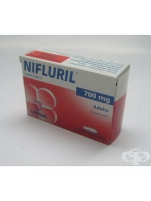 NIFLURIL 700 mg. 8 suppositories