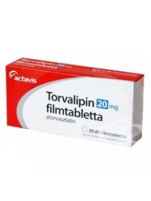 TORVALIPIN 20 mg. 30 tablets