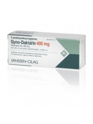 GYNO - DAKTARIN 400 mg. 3 capsules