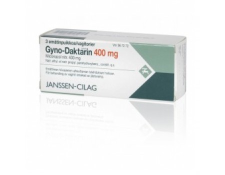 GYNO - DAKTARIN 400 mg. 3 capsules