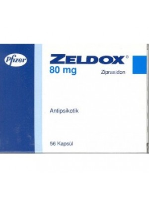 Zeldox 80 mg. 56 capsules