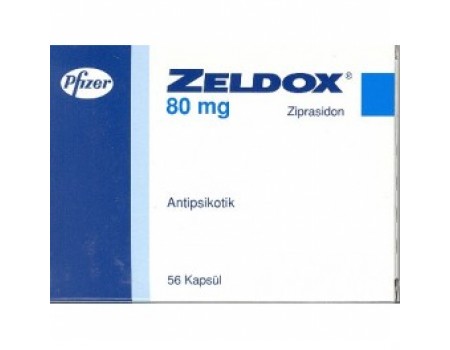Zeldox 80 mg. 56 capsules