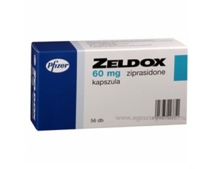 Zeldox 60 mg. 56 capsules