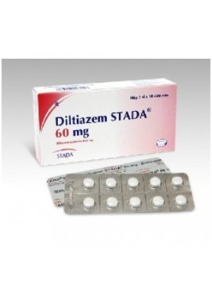 Diltiazem 60 mg. 50 tablets