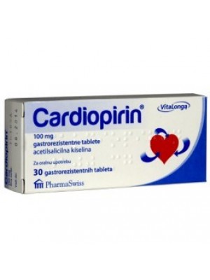 CARDIOPIRIN 100 mg. 30 tablets