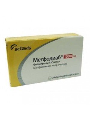 METFODIAB 1000 mg. 30 tablets