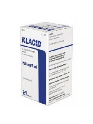 Klacid syrup 250mg. / 5ml. 60 ml.