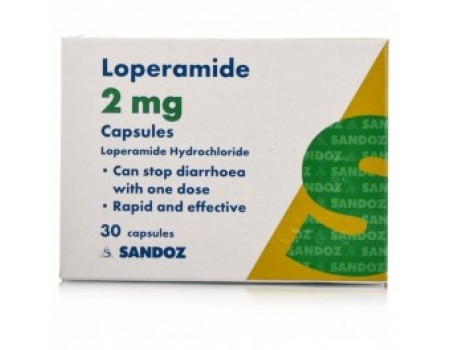Loperamide 2 mg. 30 capsules