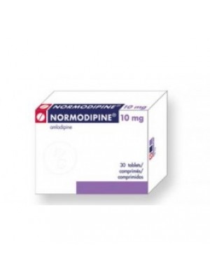 NORMODIPINE 10 mg. 30 tablets