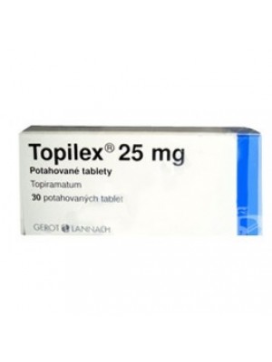 TOPILEX 25 mg. 30 tablets