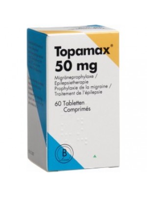 Topamax 50 mg. 60 tablets