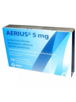 AERIUS 5 mg. 10 tablets