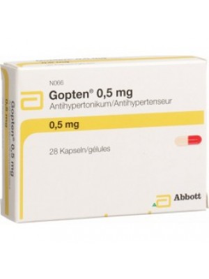 GOPTEN 0.5 mg. 28 capsules