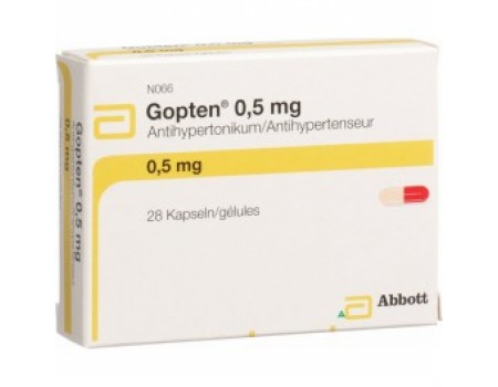 GOPTEN 0.5 mg. 28 capsules