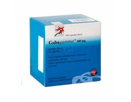 GABAGAMMA . 300 mg. 100 tablets