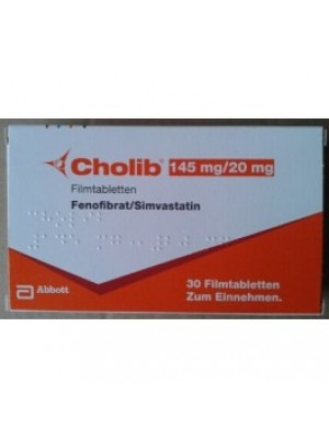 CHOLIB 145 mg. / 20 mg. 30 tablets