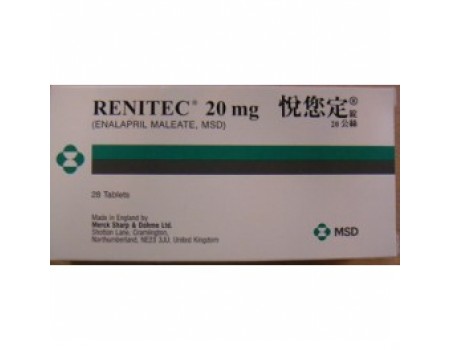 RENITEC 20 mg. 28 tablets