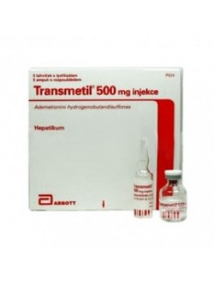 TRANSMETIL 500 mg. 1 ampoule