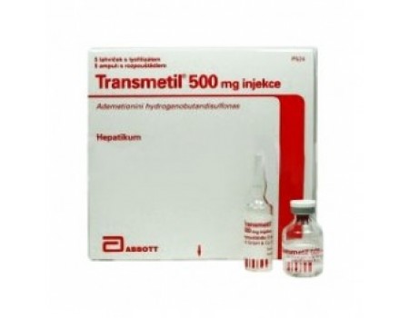 TRANSMETIL 500 mg. 1 ampoule