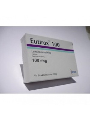 EUTIROX 100 mcg. 100 tablets