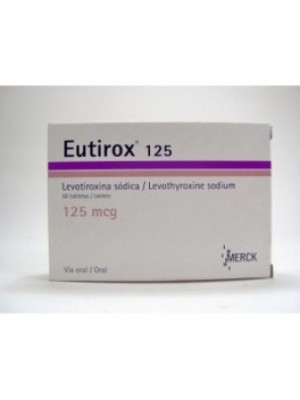 EUTIROX 125 mcg. 100 tablets