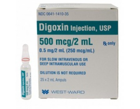 Digoxin 500 mcg .2 ml. 10 ampoules