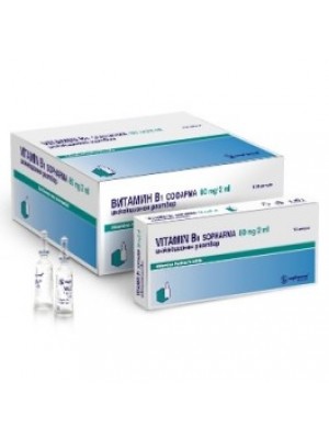 VITAMIN B1 80 mg. 2 ml. 10 ampoules