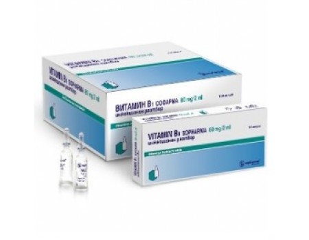 VITAMIN B1 80 mg. 2 ml. 10 ampoules