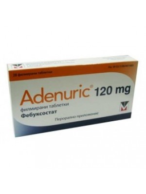 ADENURIC table. 120 mg. 28 table