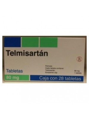 Telmisartan 80 mg. 30 tablets