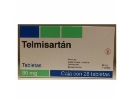 Telmisartan 80 mg. 30 tablets
