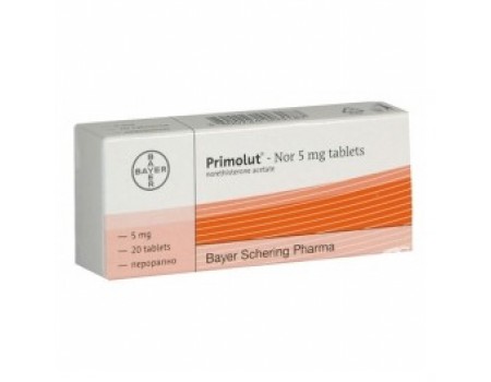 Primolut-Nor 5mg. 30 tablets