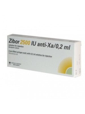 ZIBOR 2500 IU. 2 syringes