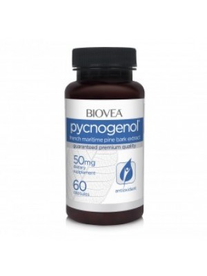 Pycnogenol 50mg. 60 capsules