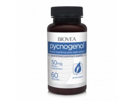 Pycnogenol 50mg. 60 capsules